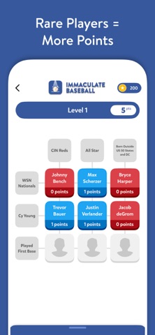 Immaculate Baseball iPhone screenshot
