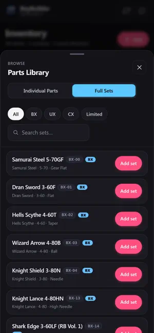 BeyBuilder screenshot 1