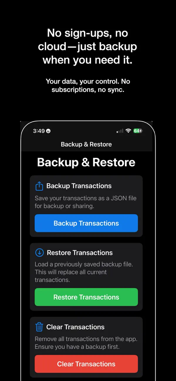 Screenshot #1 pour FinWatcher