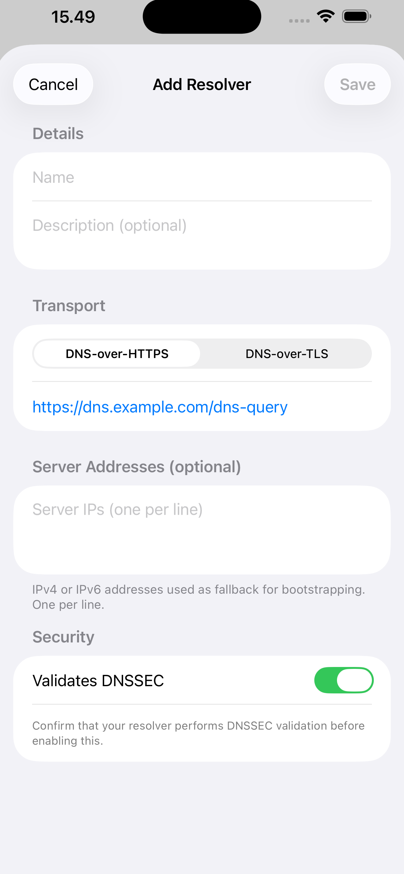 DNSSEC screenshot 3