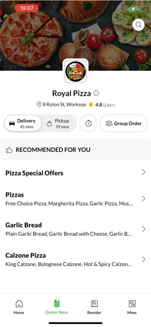 Royal Pizza Worksop screenshot 2