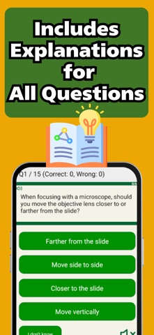 Japan School Science Quiz Game iPhone screenshot