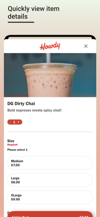 Howdy Coffee Screenshot 4 of 4