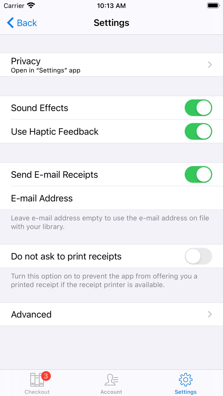 iPhone screenshot