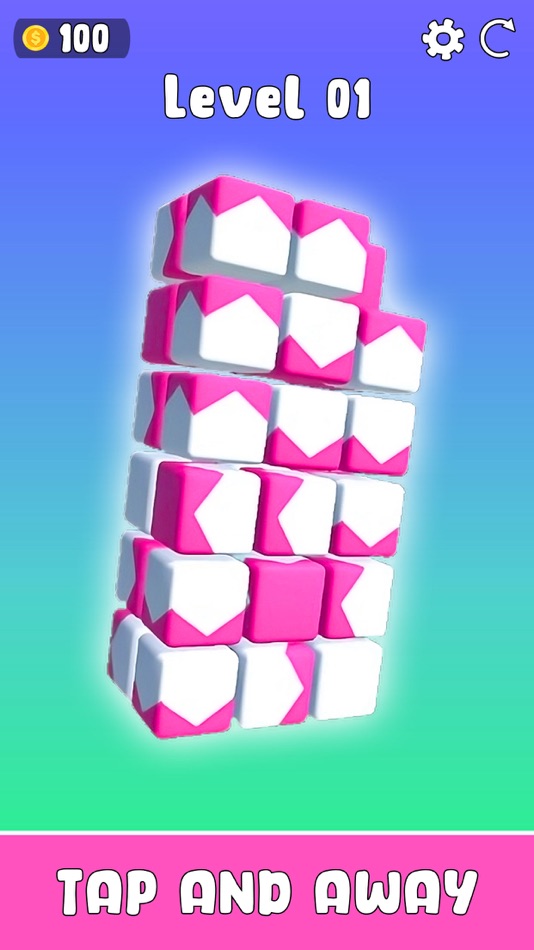 #5. Tap Blocks 3D Puzzle Games (iOS) 由: Huda Majeed