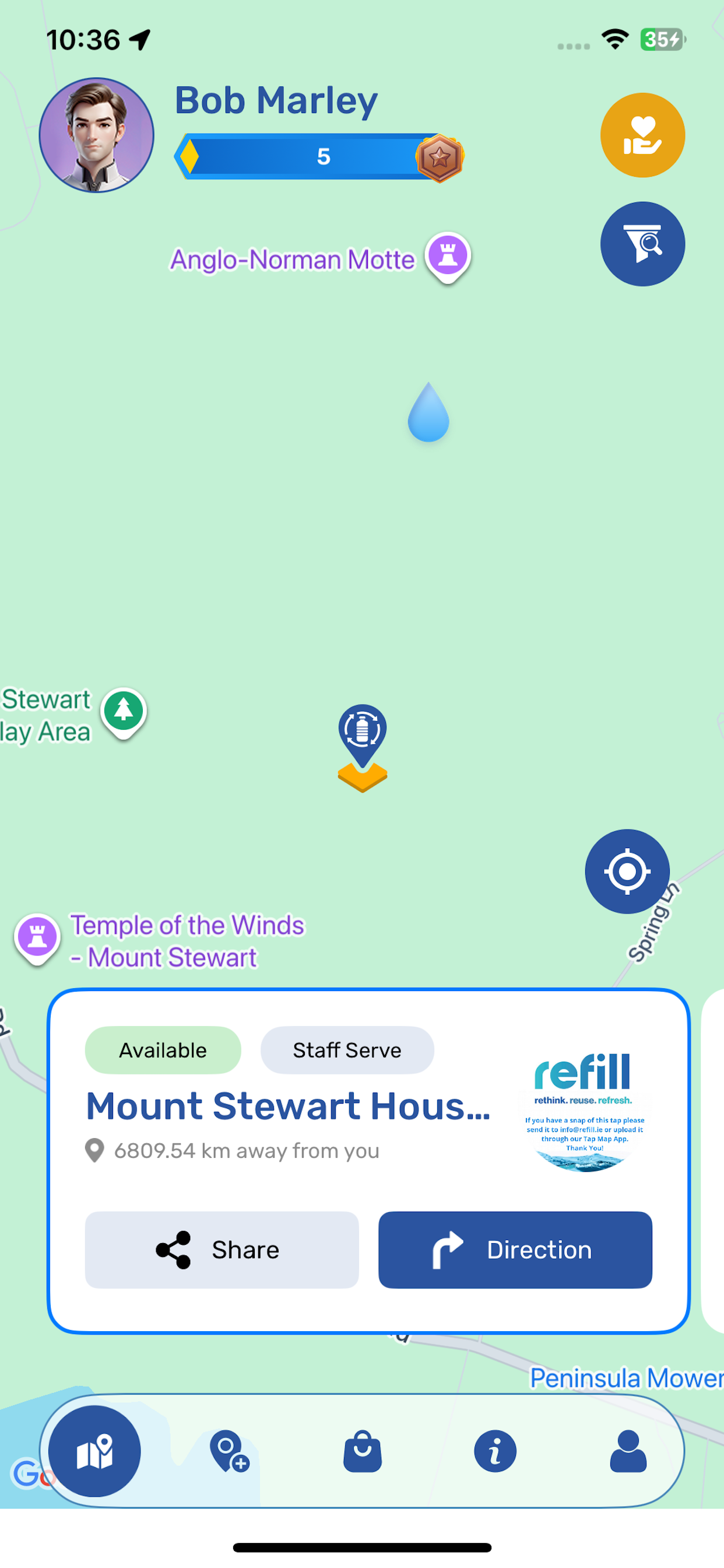 Refill Ireland Tap Map
