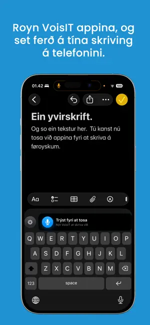 VoisIT Keyboard screenshot 3