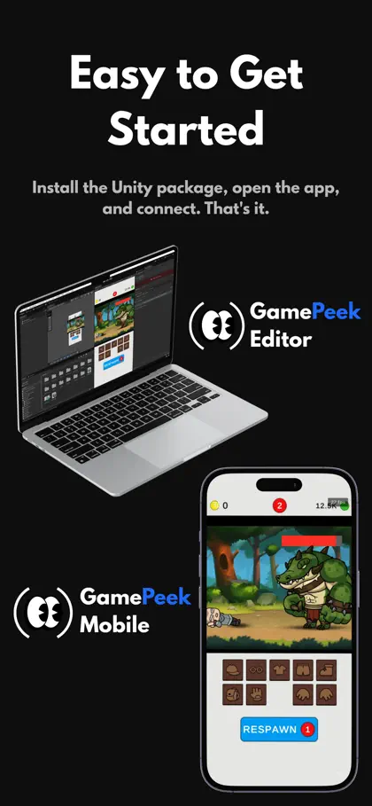 Captura 6 de 6 de GamePeek - Unity Remote View
