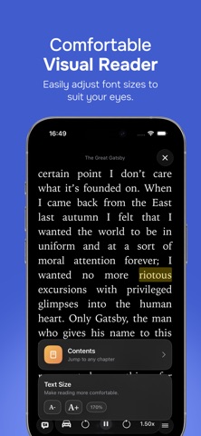 EchoRead: Audio Ebook Reader Screenshot 3 of 4
