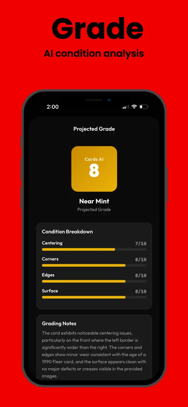 Screenshot #3 pour Cards AI: Sports Card Scanner