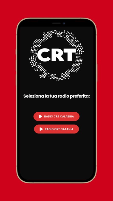 Radio CRT App Screenshot