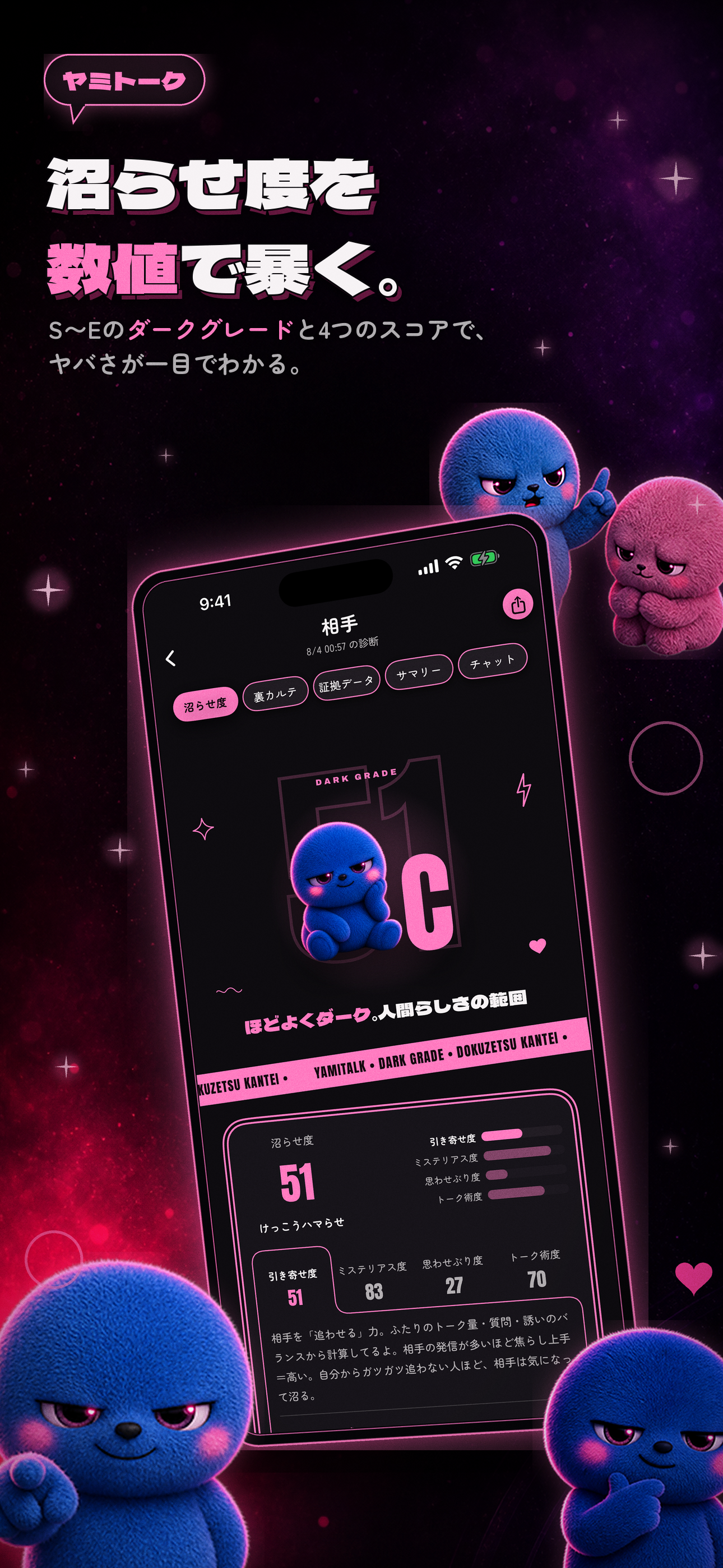 ヤミトーク｜あんたの恋愛沼わせ度を診断 screenshot 2