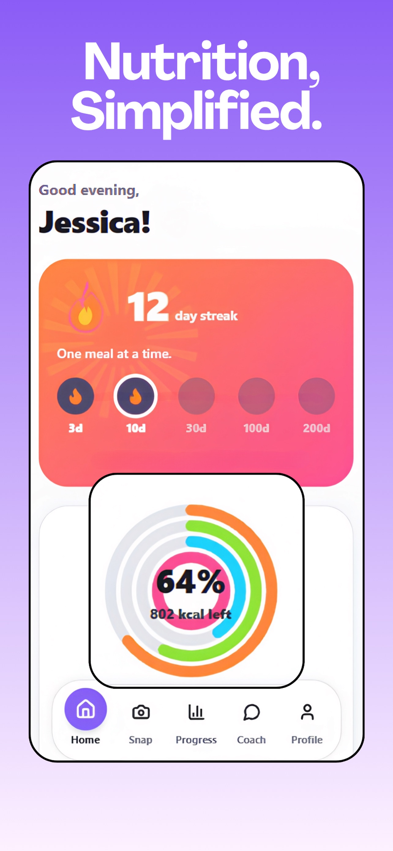 Screenshot 1 of SnapPro - Calorie Tracker