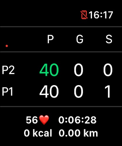 Apple Watch screenshot