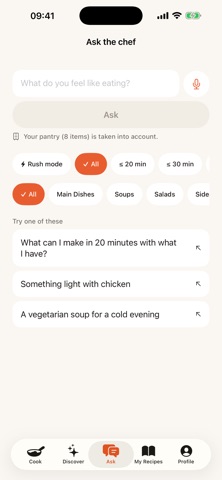 CookToday: Pantry Recipes Screenshot 1 of 5