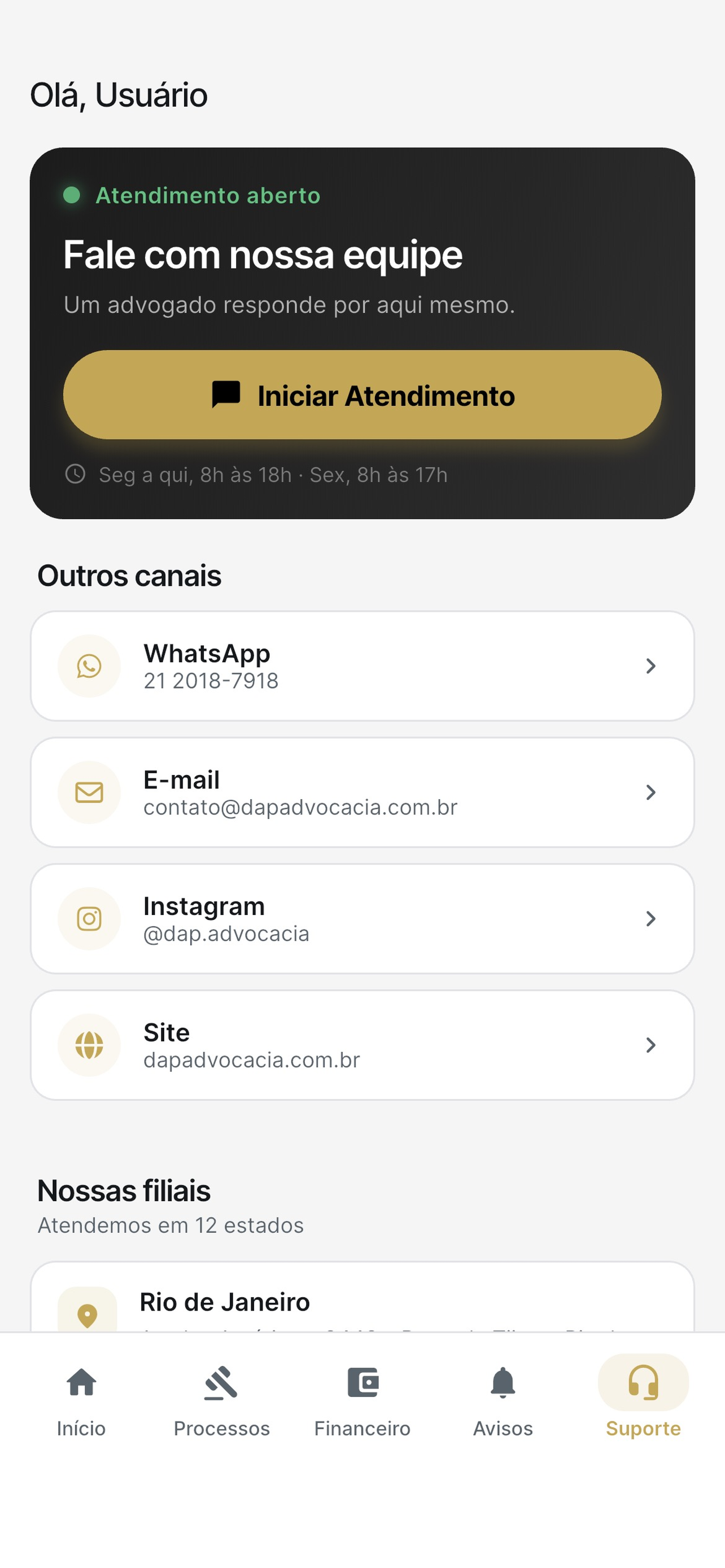 DAP Advocacia screenshot 5