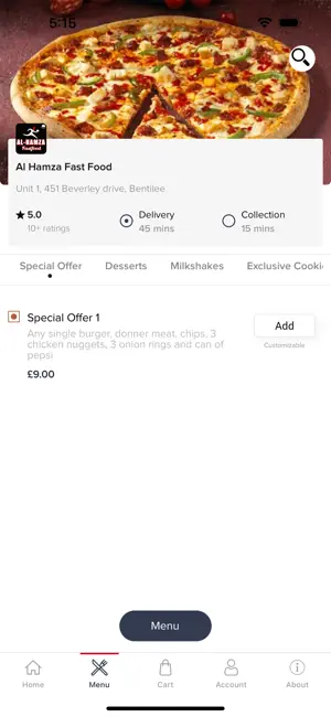 Al Hamza Fast Food screenshot 2