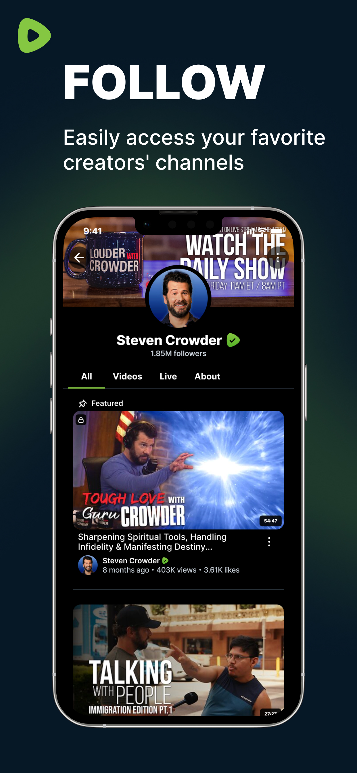Rumble: Live Streaming, Videos screenshot 7
