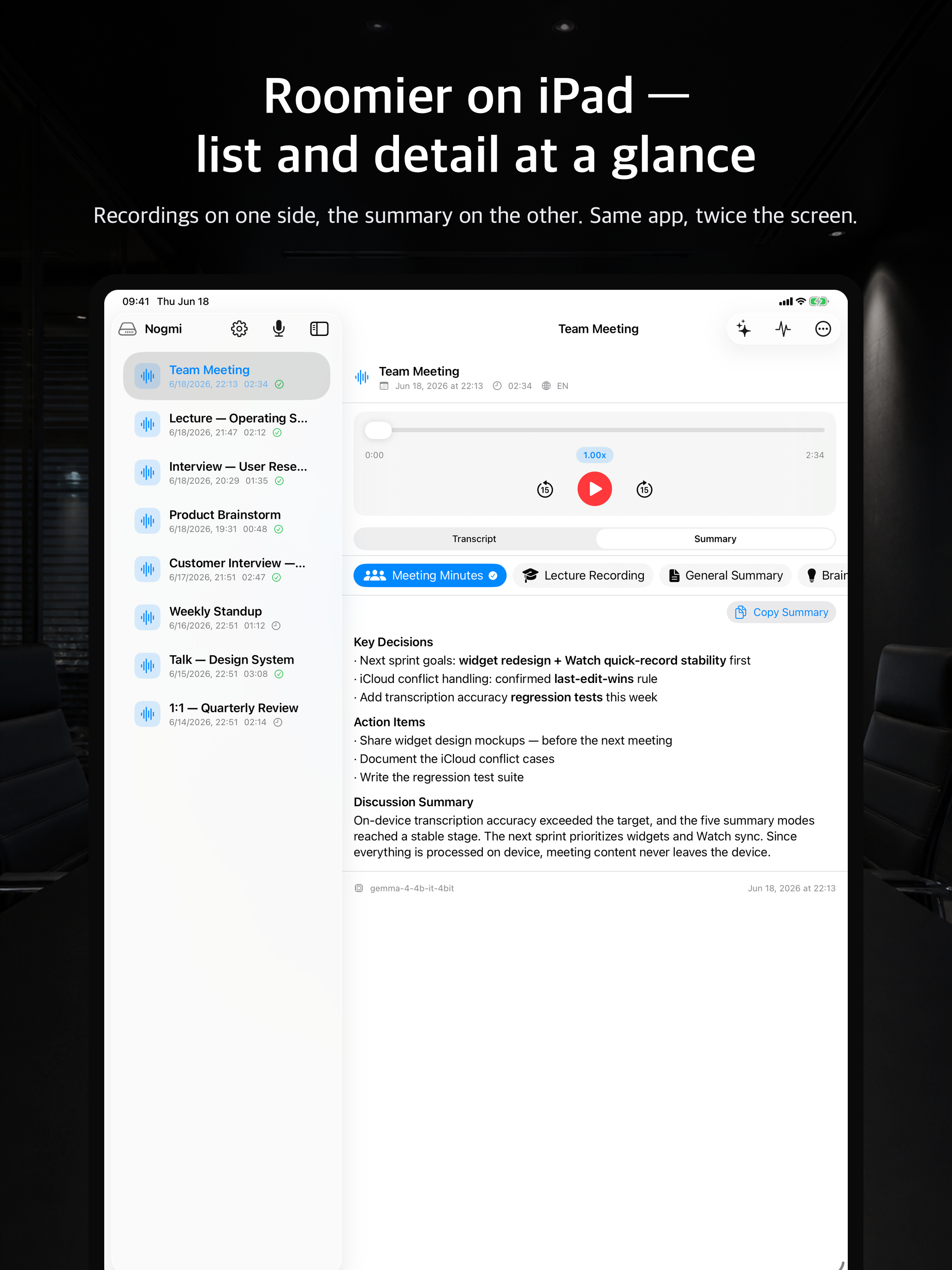Nogmi: Record & Transcribe screenshot 11