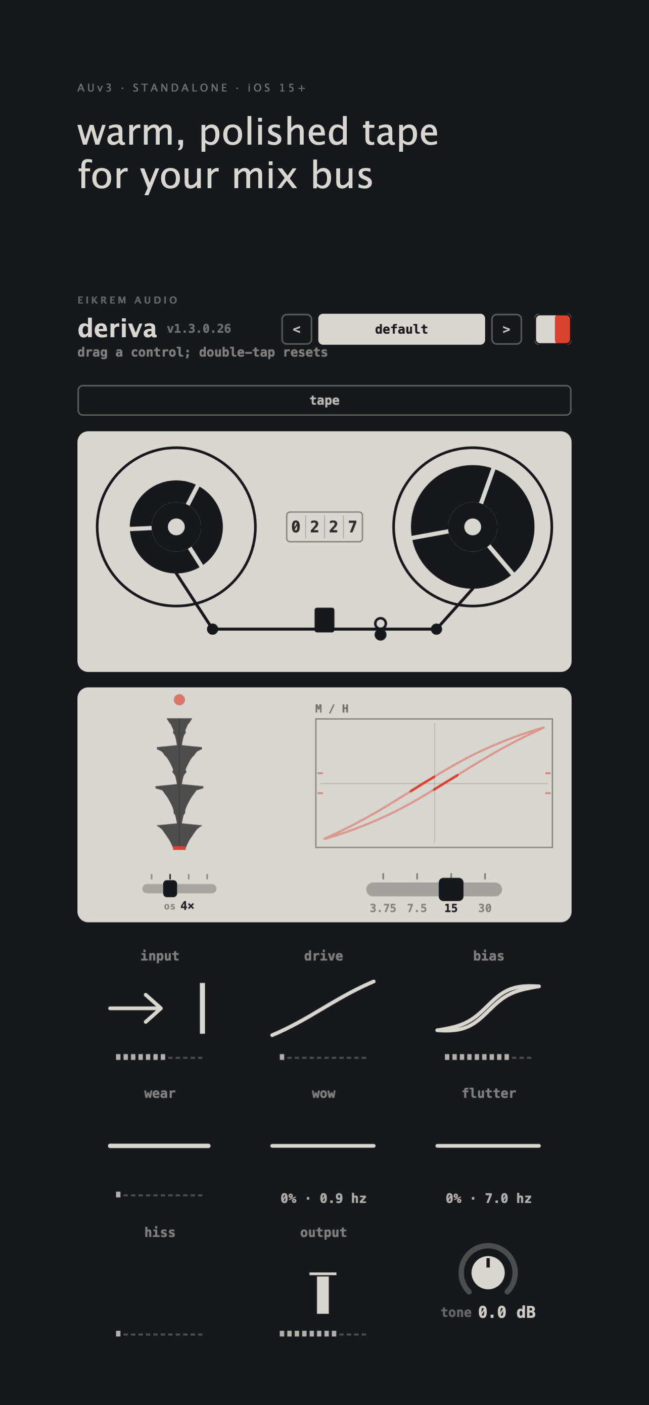 deriva tape machine