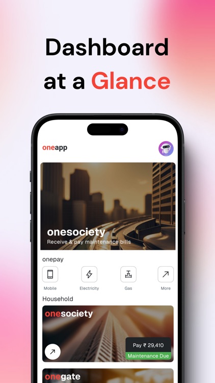 oneapp: Society & Payments