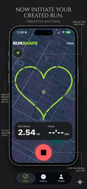 RunShape: GPS Art & Route screenshot 2