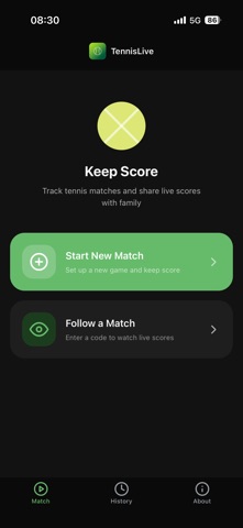 TennisLiveScore Screenshot 1 of 6