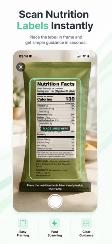 NutriFacts Scan AI iPhone screenshot