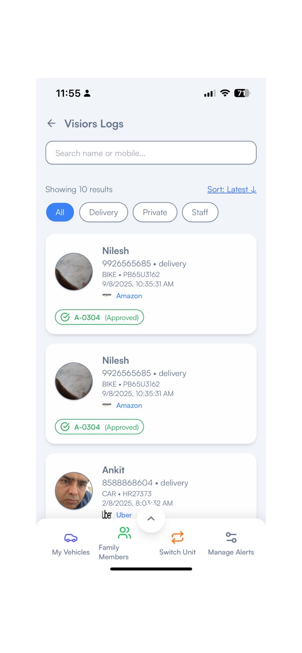 iPhone screenshot