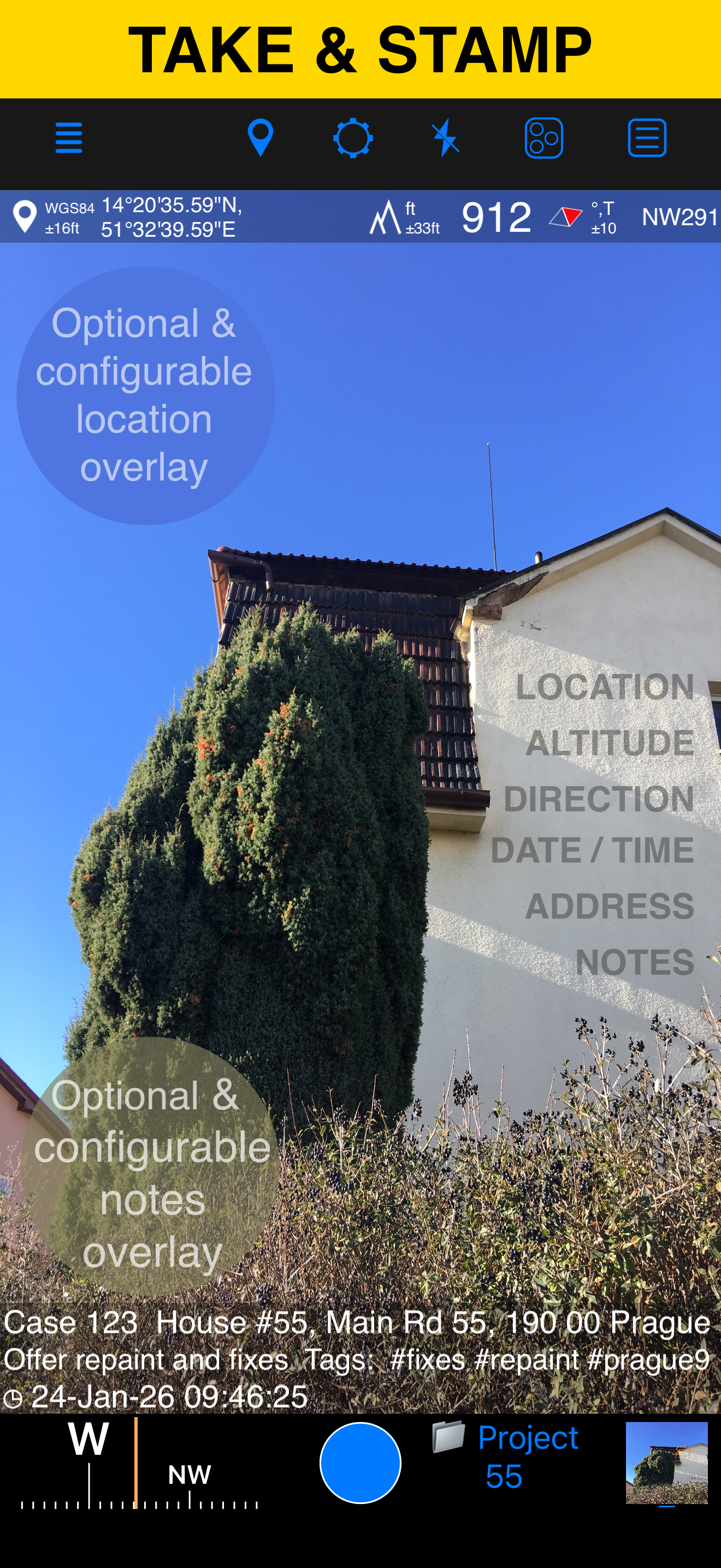 GPS Camera 55. Field Survey