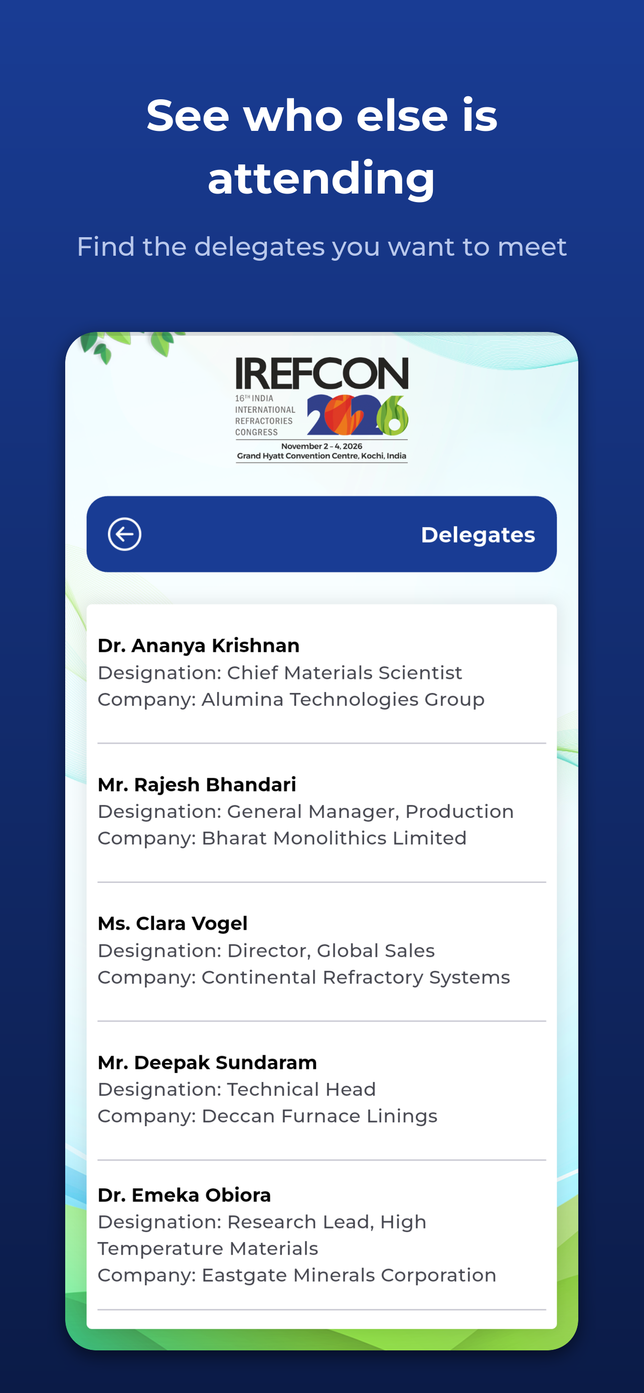 IREFCON 2026 screenshot 3