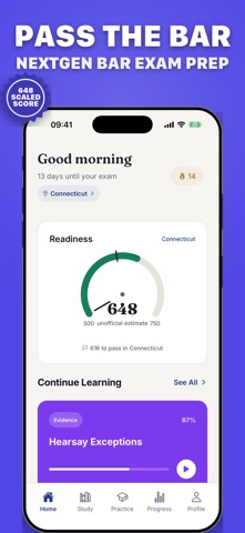 NextGen Bar Exam Prep 2027 iPhone screenshot