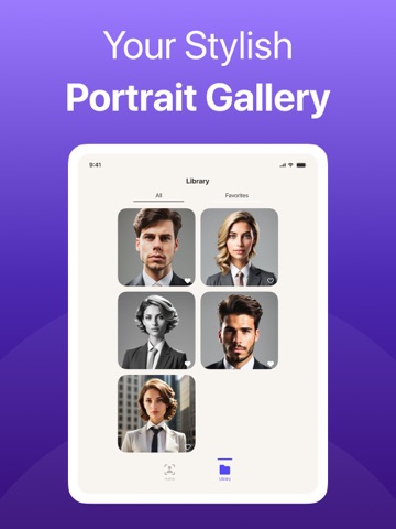 Business Photo Filter AI iPad screenshot