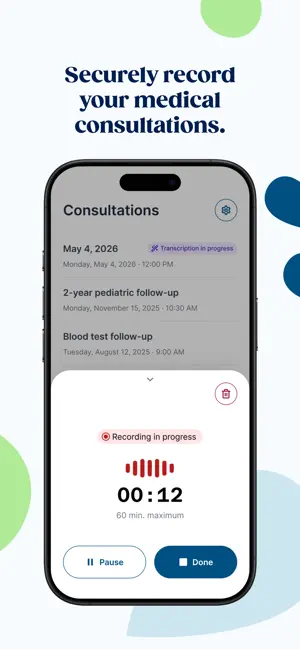 Emilia - Patient notes screenshot 3