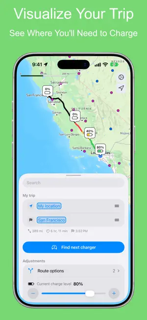 Ranger – EV Route Planner screenshot 1