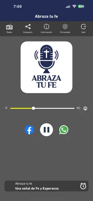 Abraza tu fe screenshot 1