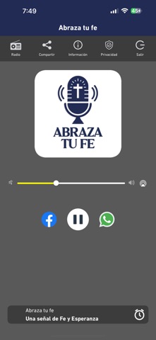 Abraza tu fe iPhone screenshot