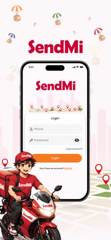 SendMi Rider screenshot