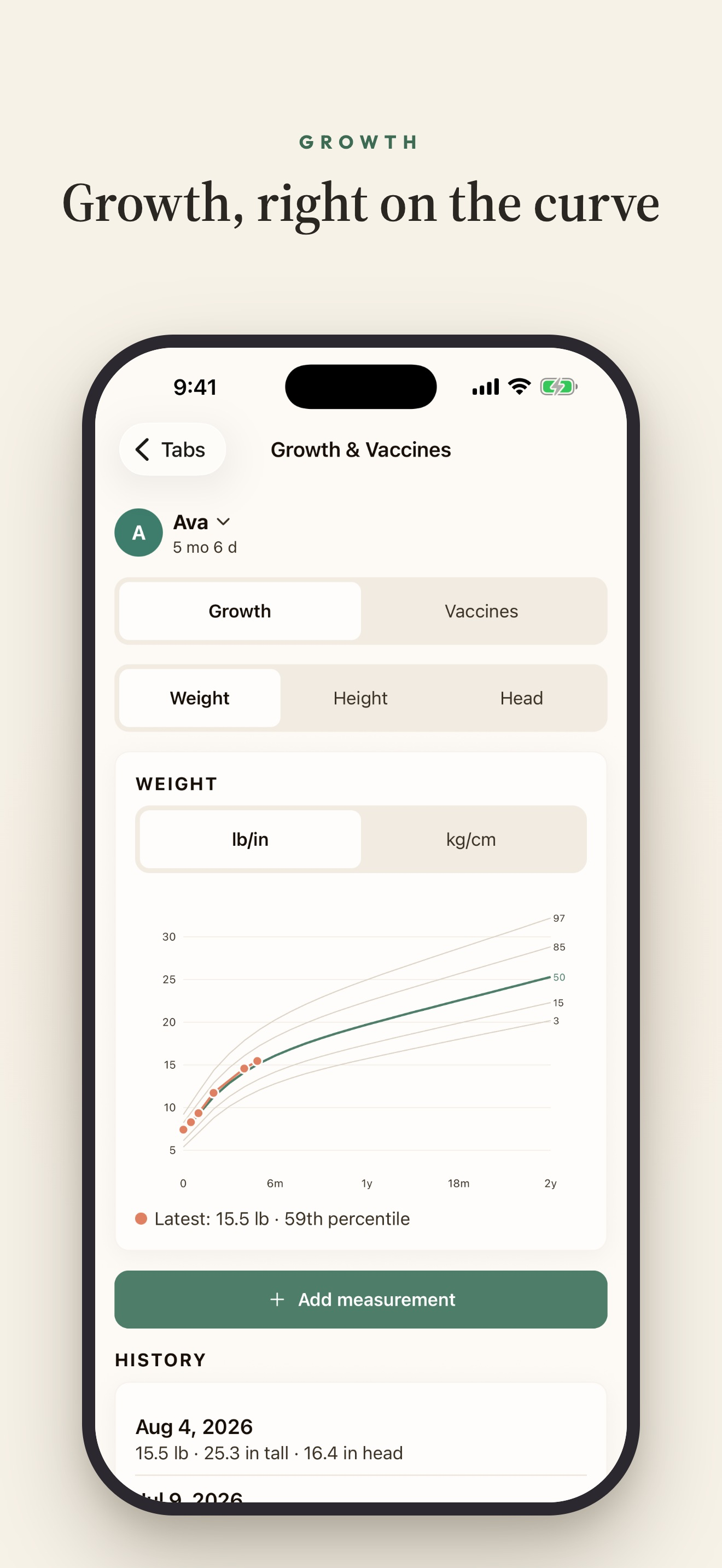 BabyChart screenshot 5