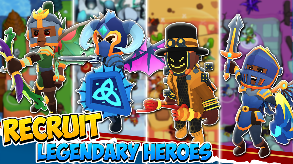 #7. Idle Hero TD Tower Defense RPG (iOS) Bởi: Swell Games LLC