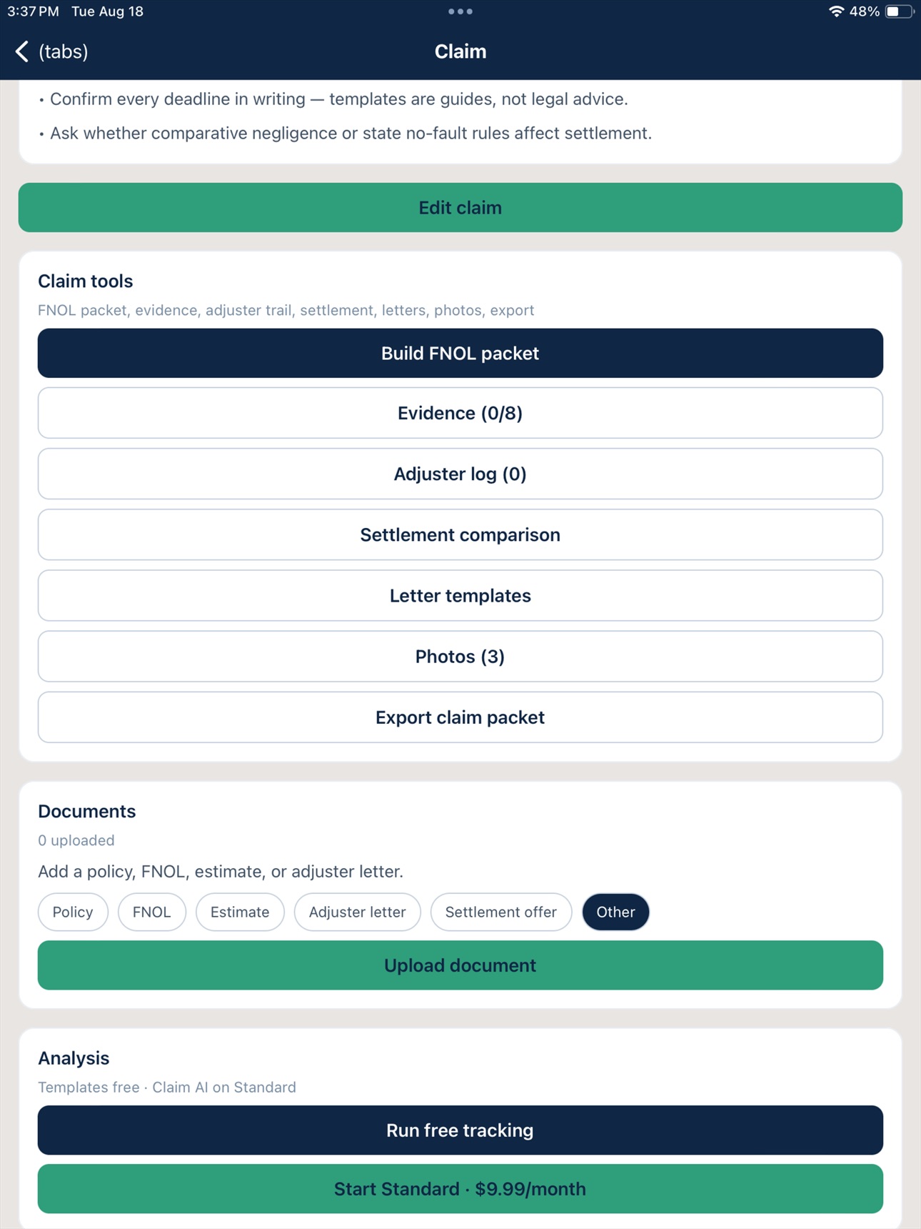 Screenshot 9 of ClaimRite