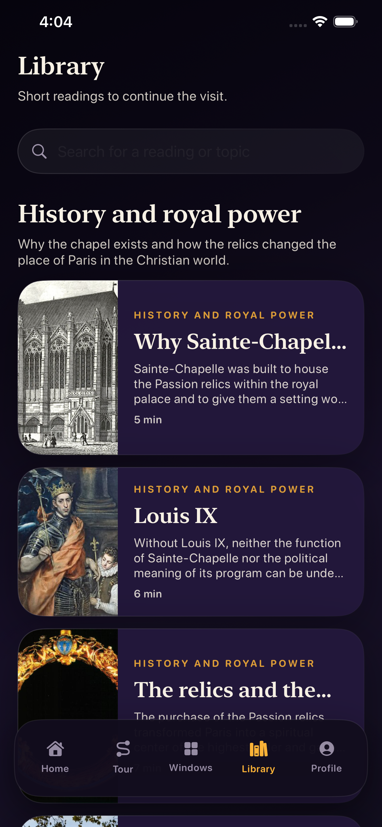 Sainte-Chapelle Visitor Guide screenshot 7