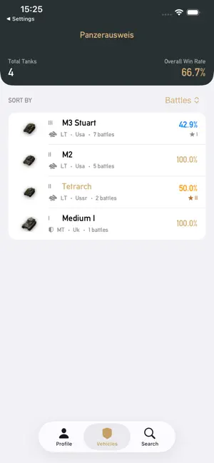 Panzerausweis screenshot 3
