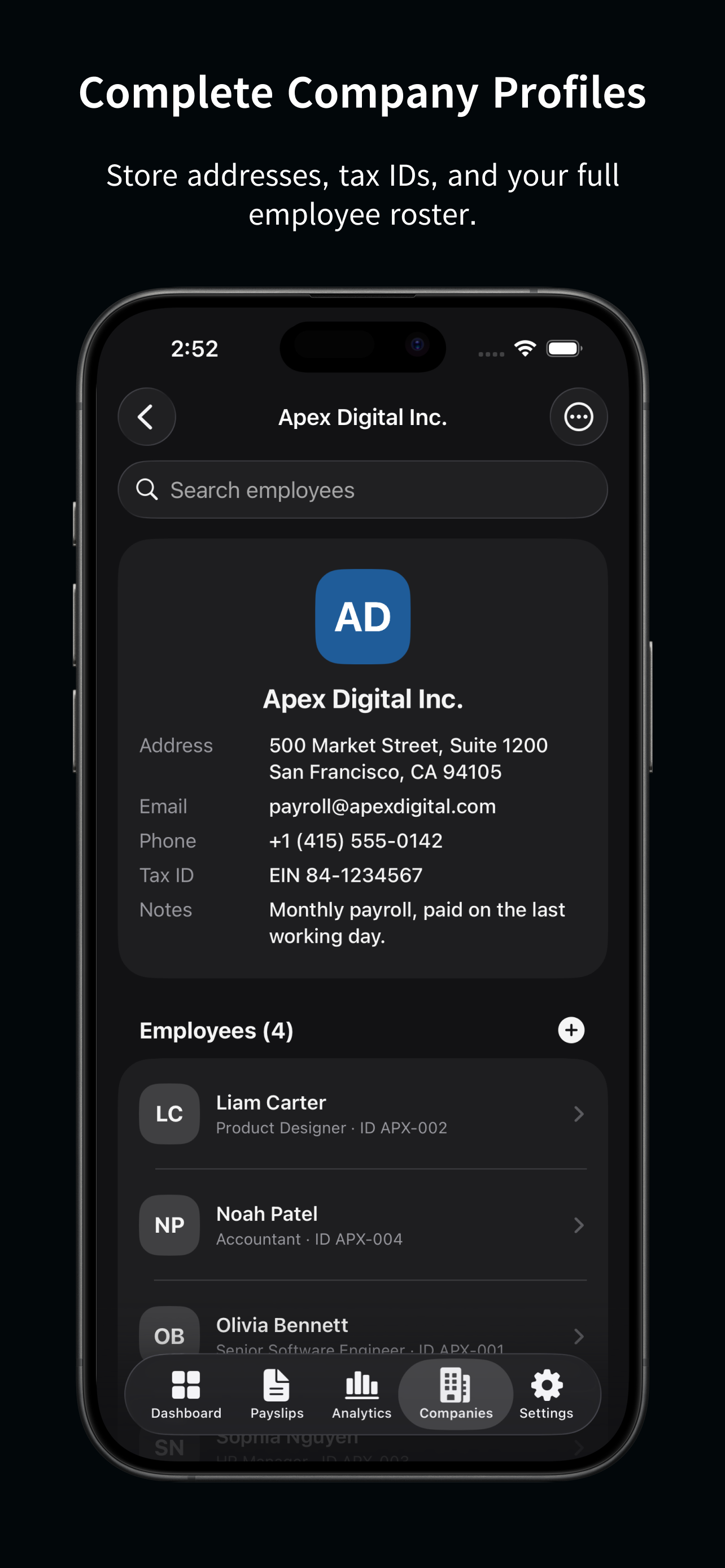 Payslip Generator