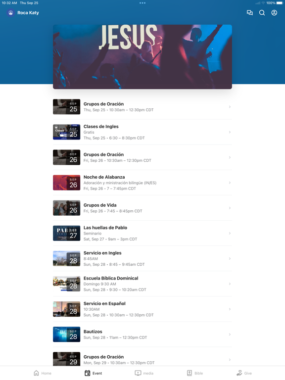 Church On The Rock - Katy iPad screenshot 2 - Education app