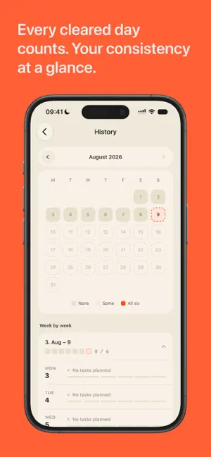 Focus Six: Daily Task Planner screenshot 3