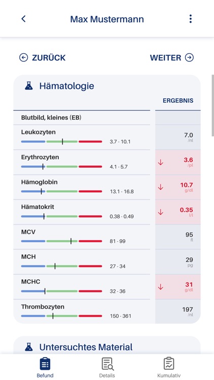 Med. Labor Nord Befund App screenshot-4