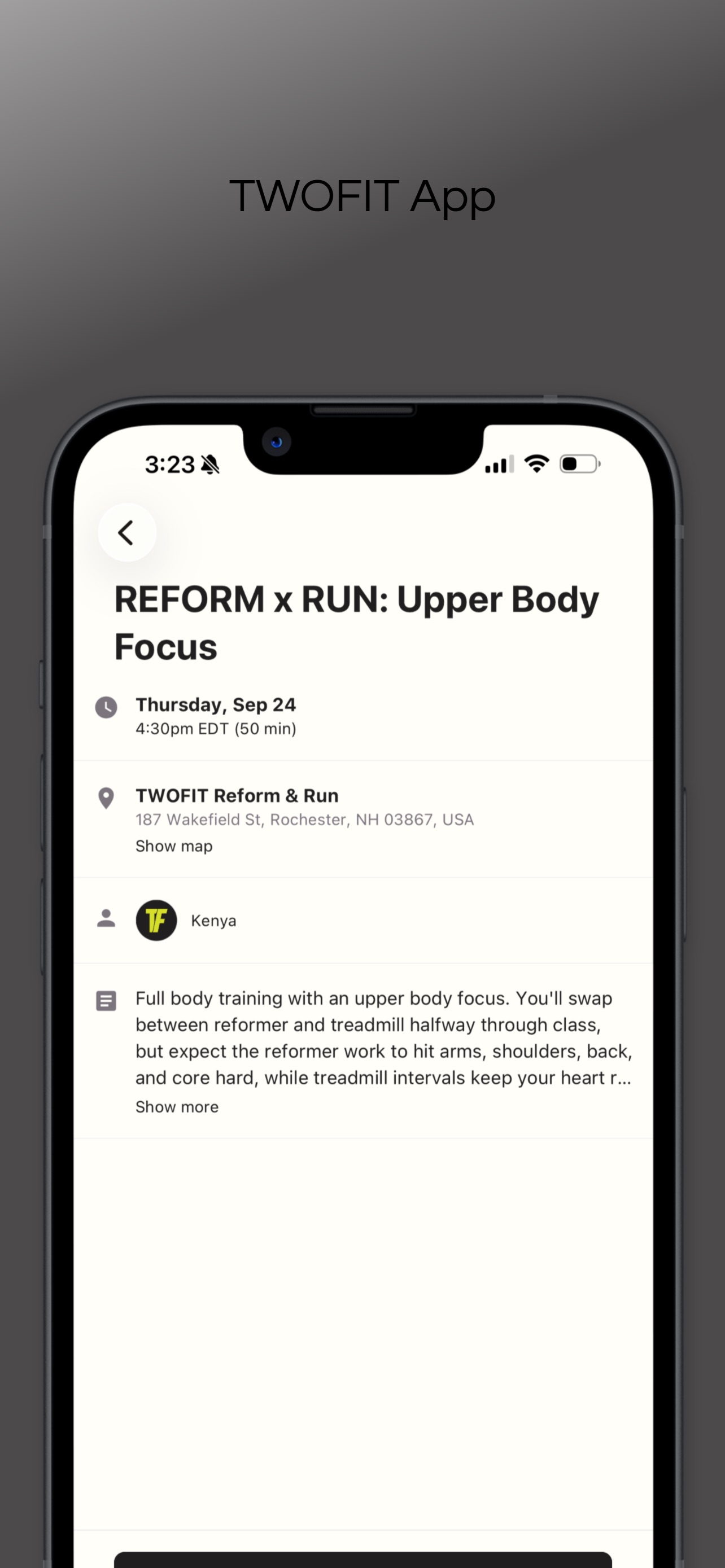 Screenshot 4 of TWOFIT App
