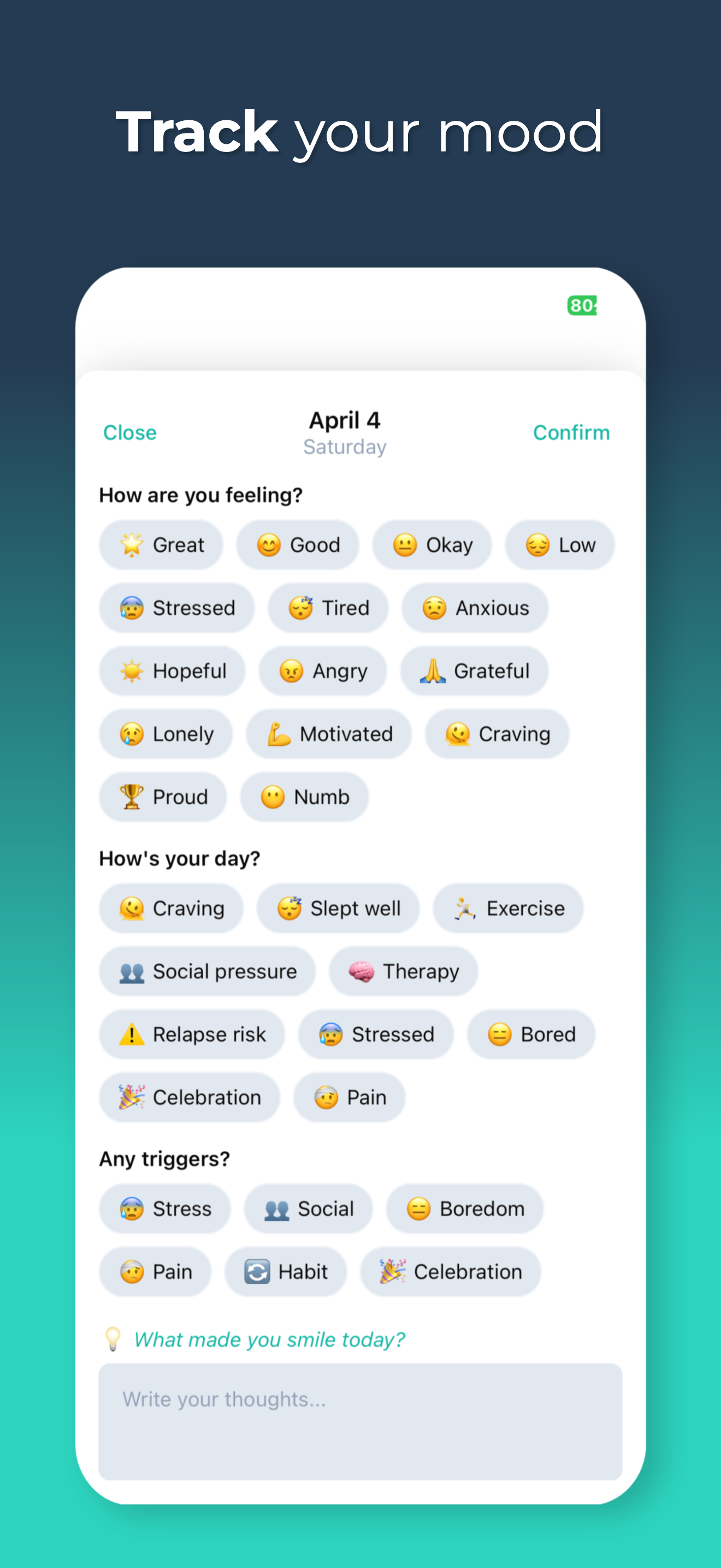 Remedy - Substance Use Tracker