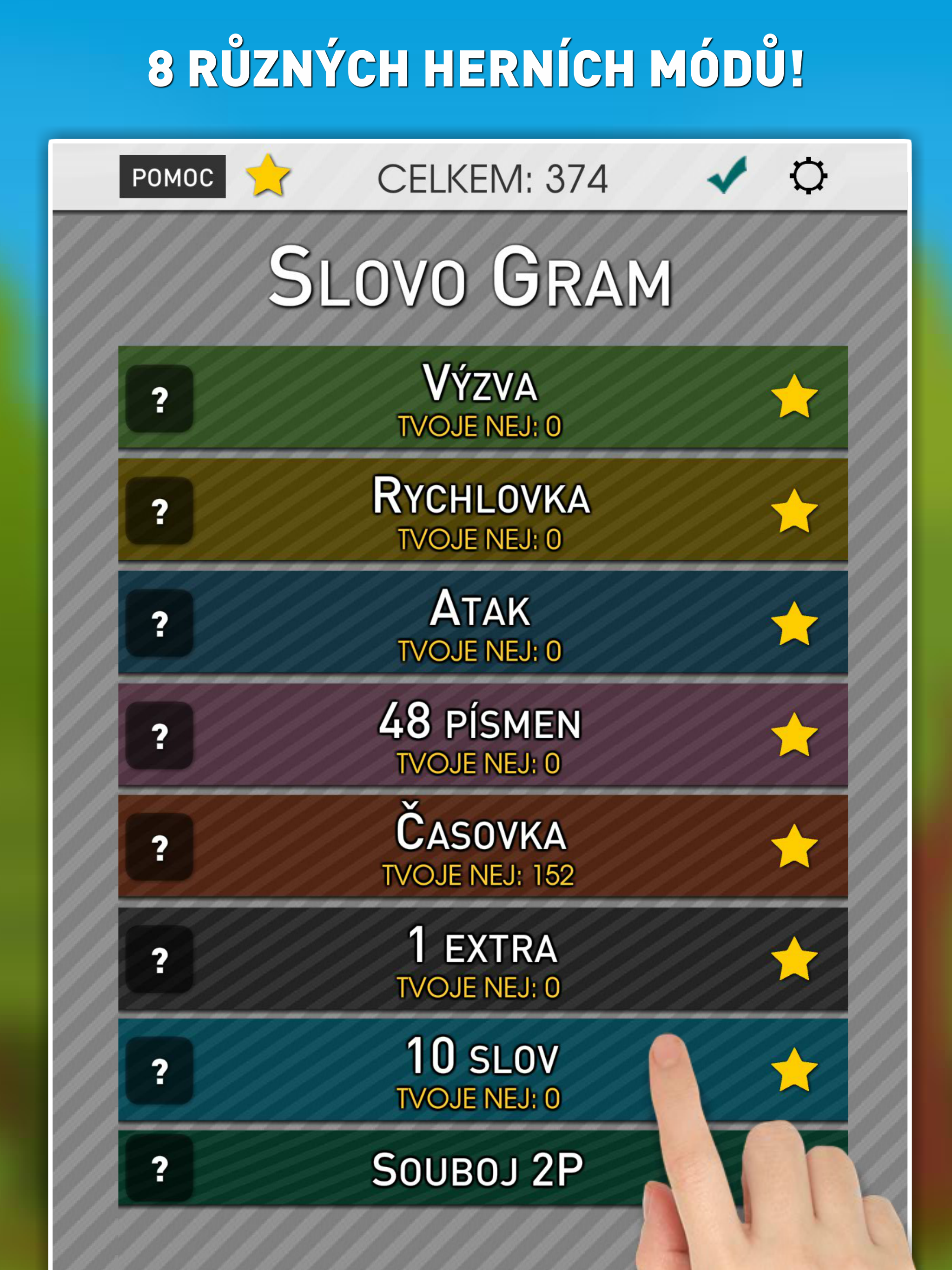 Slovo Gram - Česká Slovní Hra screenshot 9